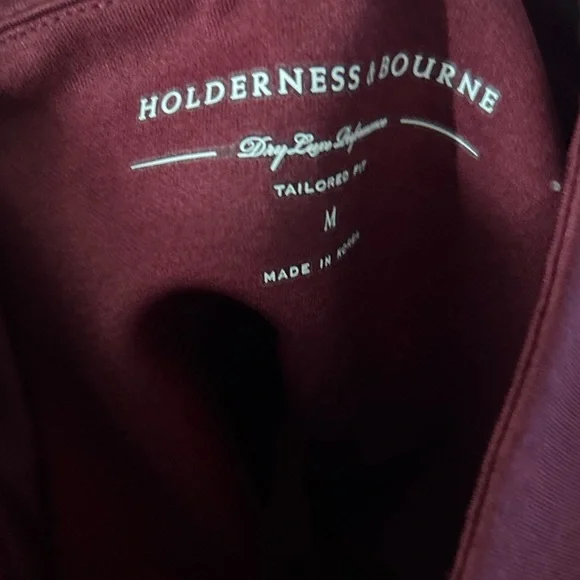 NWT Holderness and Bourne - The Brady Quarter Zip Pullover Port/Navy M